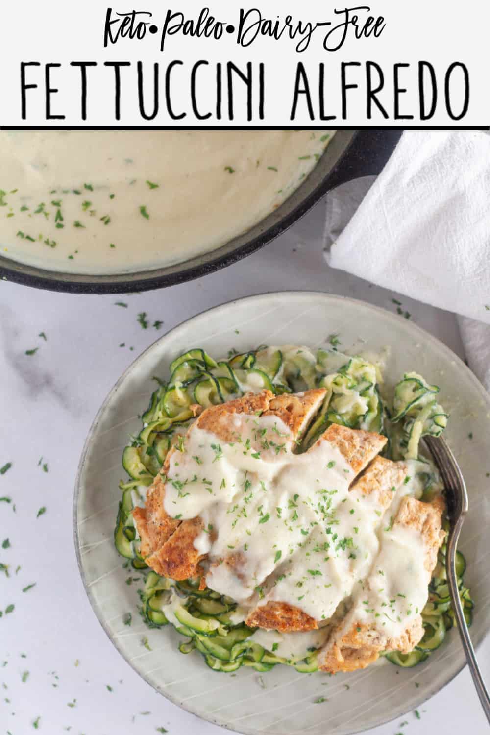 Keto & Paleo Alfredo Sauce Recipe {Whole30 & Vegan}