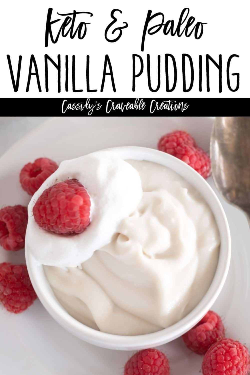 Keto Vanilla Pudding {Paleo & DairyFree Options}