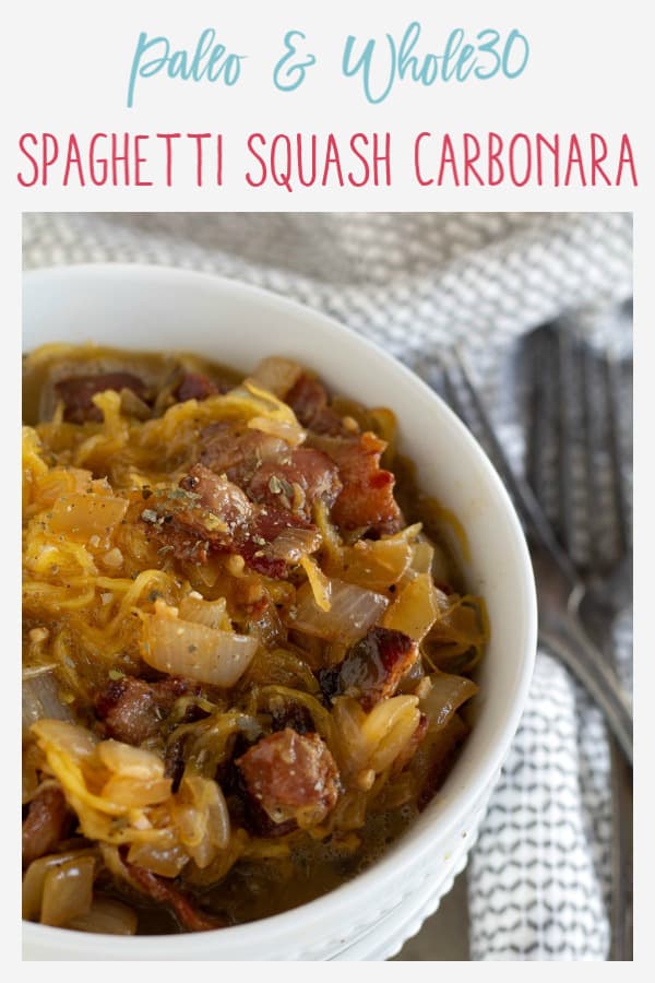 Dairy Free Carbonara (Paleo, Whole30, & LowCarb)