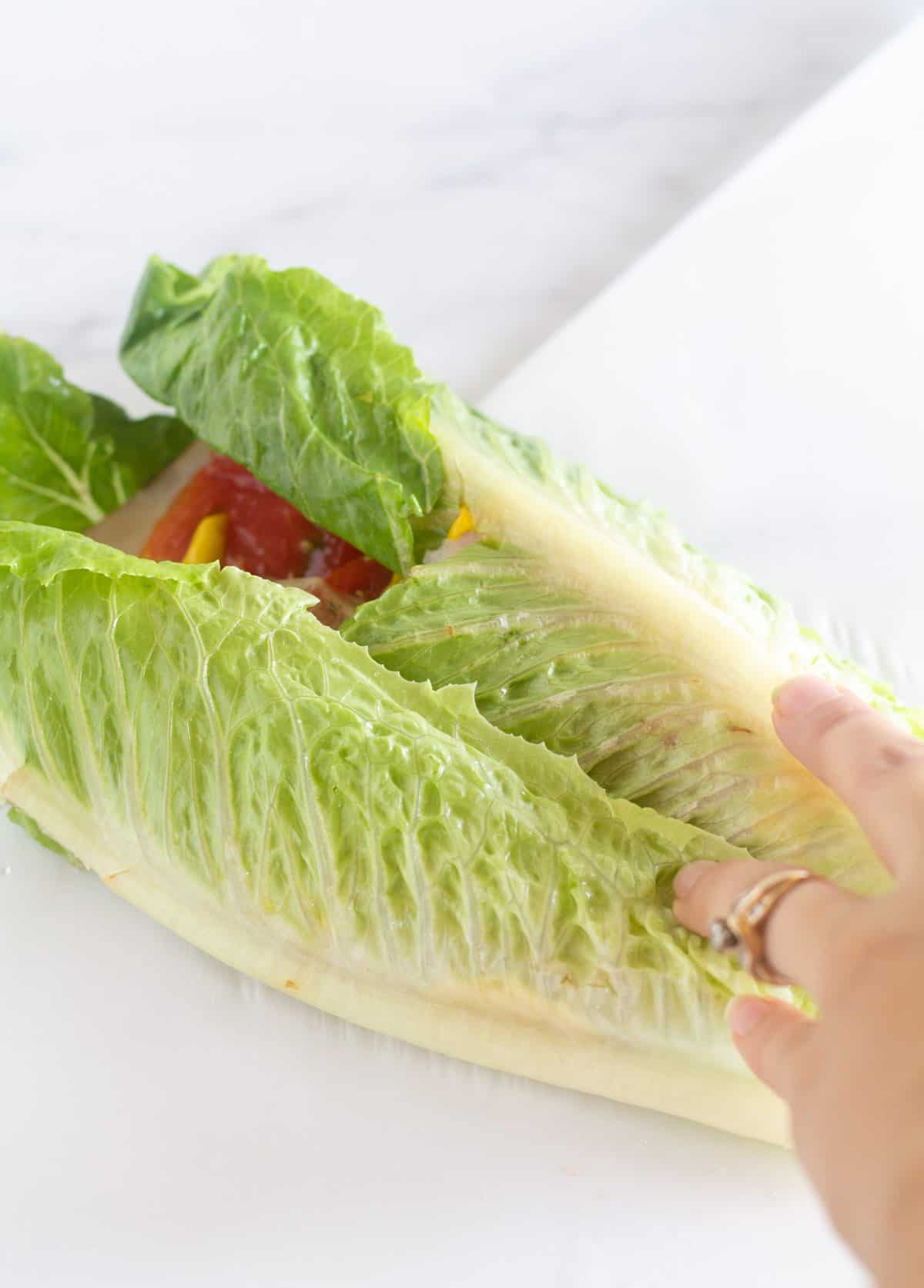 Lettuce Wrapped Sandwich Cassidy's Craveable Creations