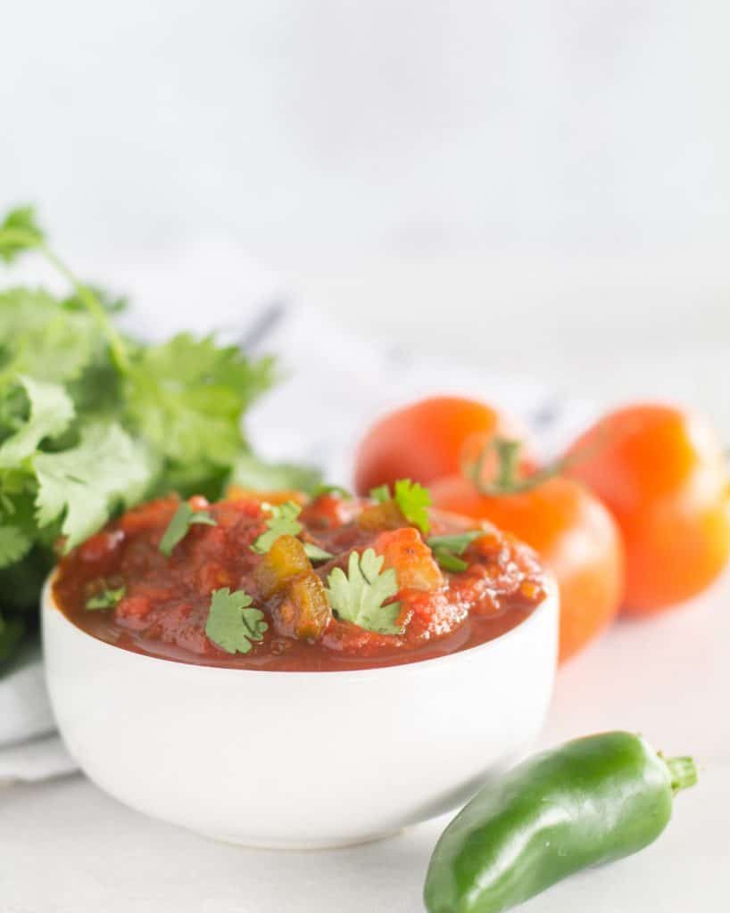 Restaurant Style Low-Carb Keto Friendly Salsa