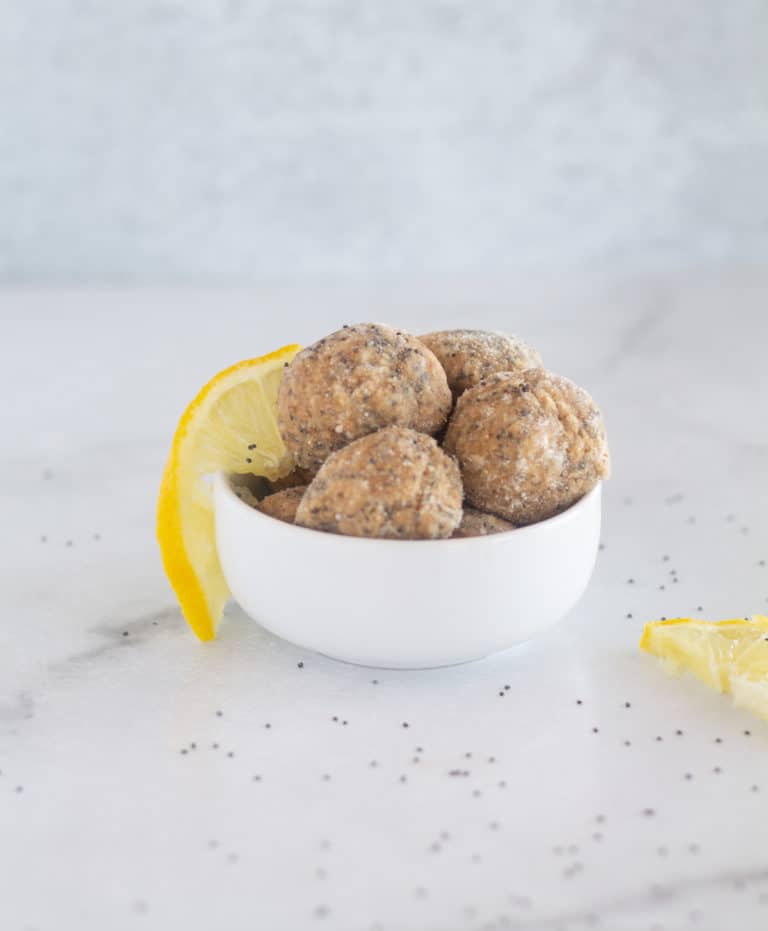 Keto Lemon Poppy Seed Balls Cassidy's Craveable Creations