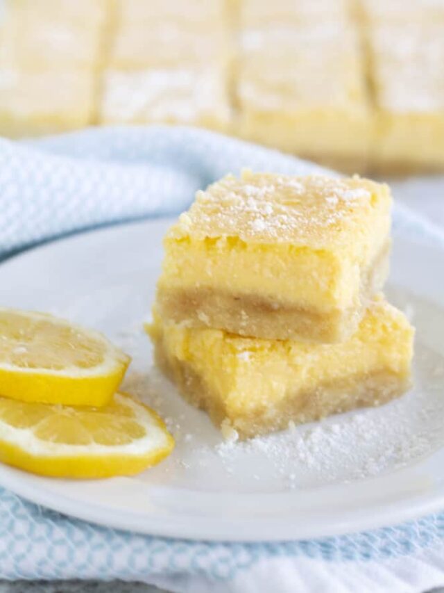 Sugar-Free Lemon Bars (Keto and Gluten-Free) Story