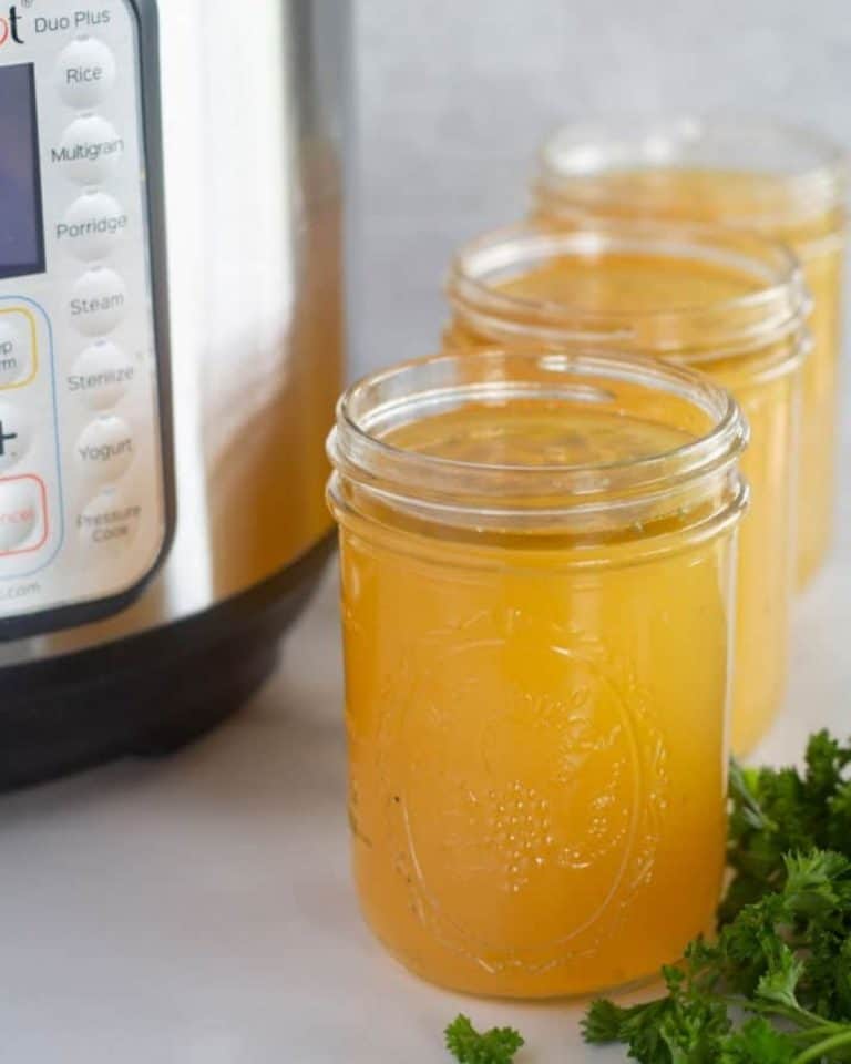 Whole30 Chicken Broth {Instant Pot or Stovetop} Keto & Paleo