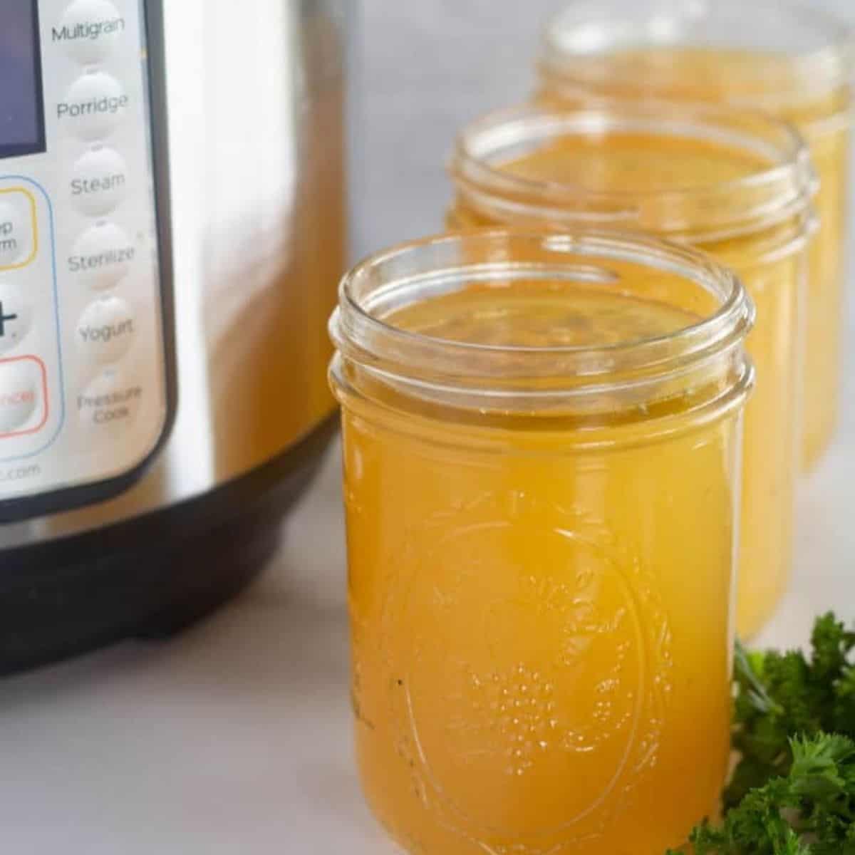 Instant Pot Chicken Broth ⋆ Sugar, Spice and Glitter