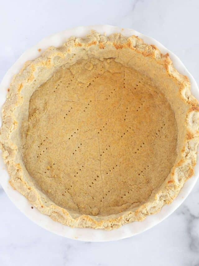 Keto Pie Crust Recipe {Almond Flour}  Story