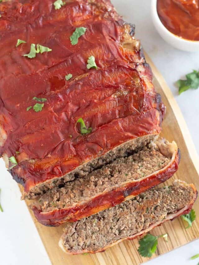 Keto Bacon Wrapped Meatloaf Story
