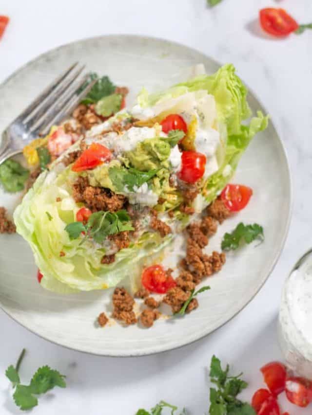 Wedge Keto Taco Salad Story