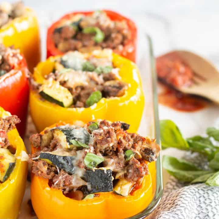 Whole30 Dairy-Free Stuffed Peppers - Cassidy's Craveable Creations