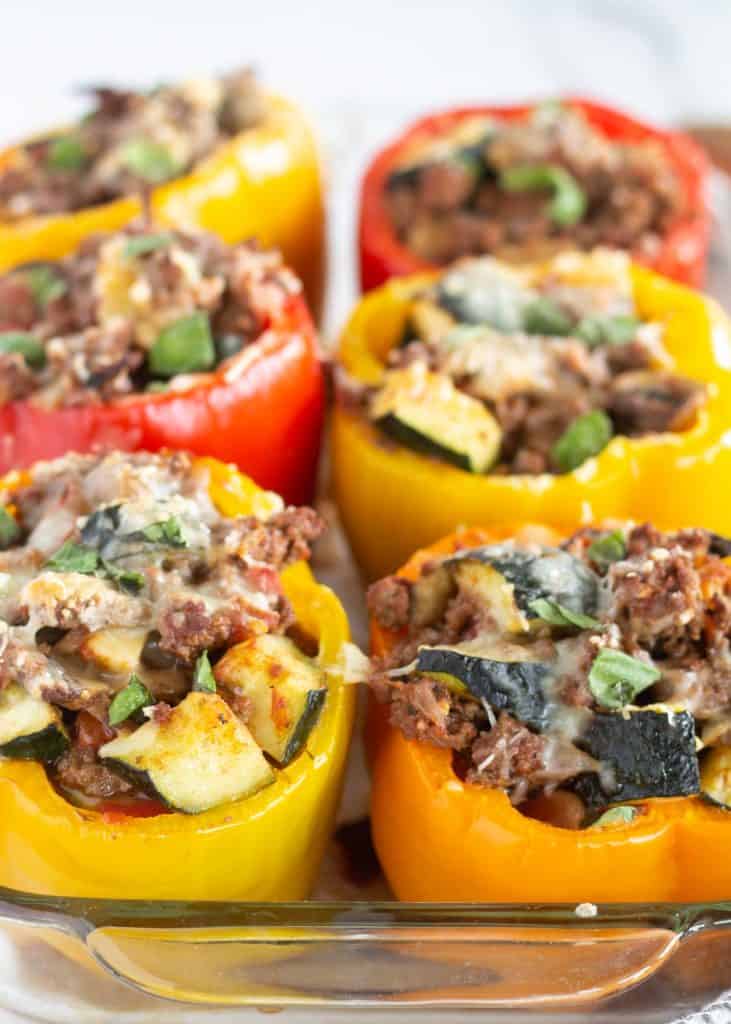 Whole30 Dairy-Free Stuffed Peppers - Cassidy's Craveable Creations