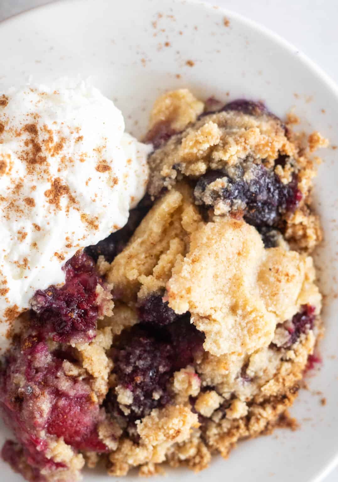 LowCarb Berry Dump Cake Cassidy's Craveable Creations