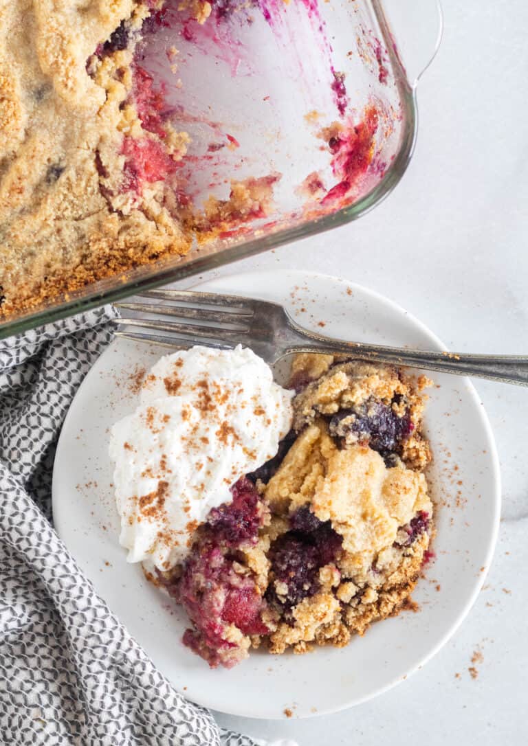 LowCarb Berry Dump Cake Cassidy's Craveable Creations