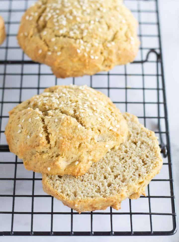 Keto LowCarb Hamburger Buns With Almond Flour