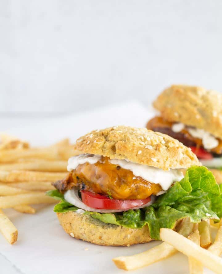 Keto Low-Carb Hamburger Buns With Almond Flour