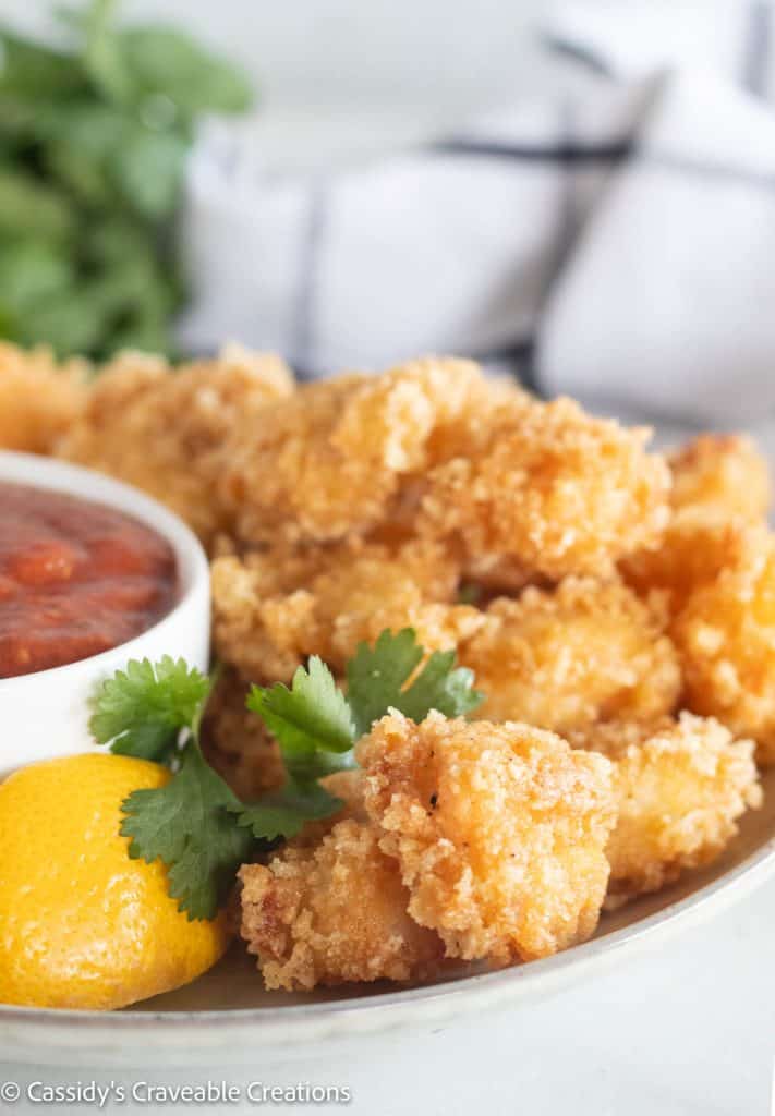 Keto Fried Shrimp With Pork Rinds - Cassidy's Craveable Creation