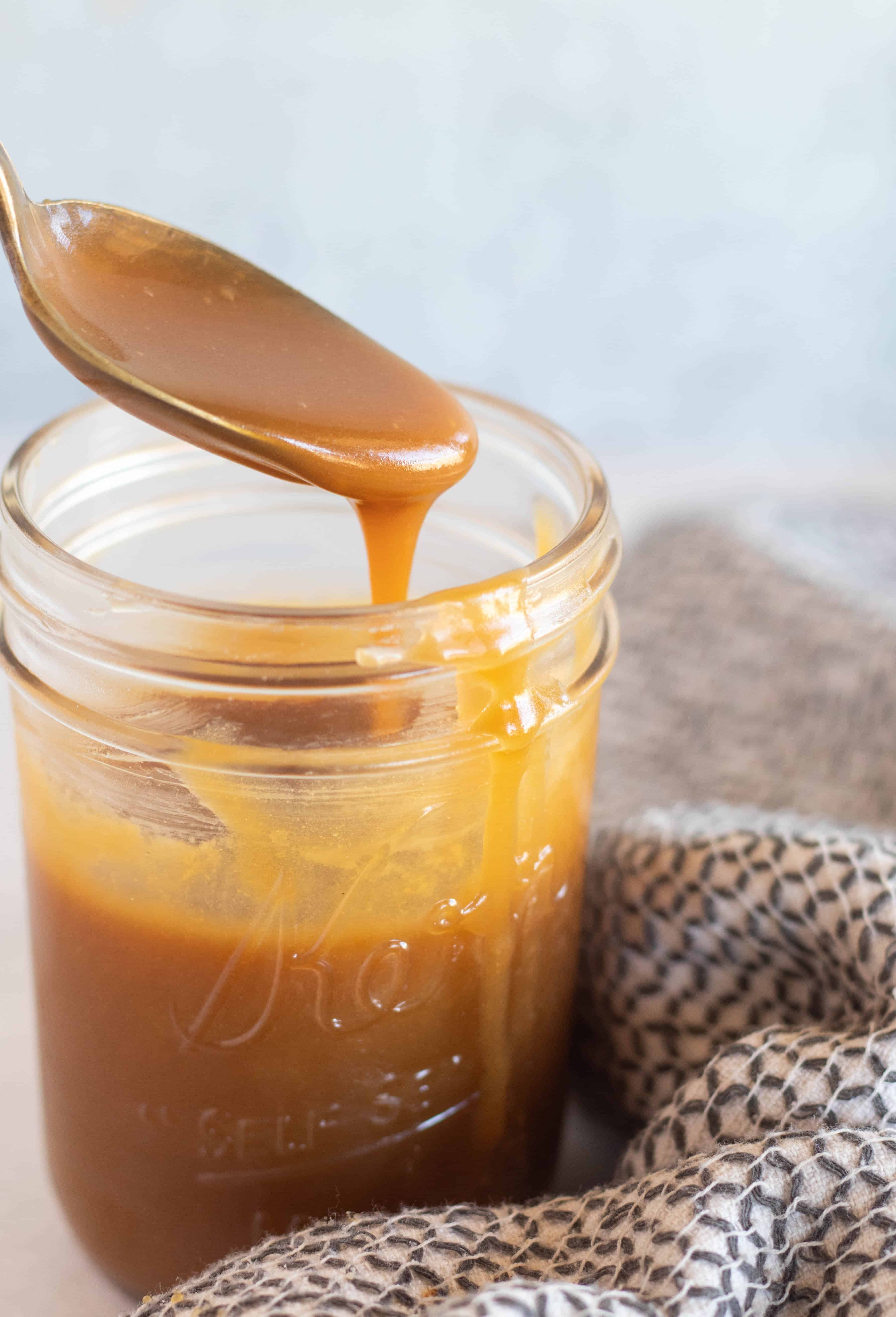LowCarb Keto Salted Caramel Sauce With Allulose