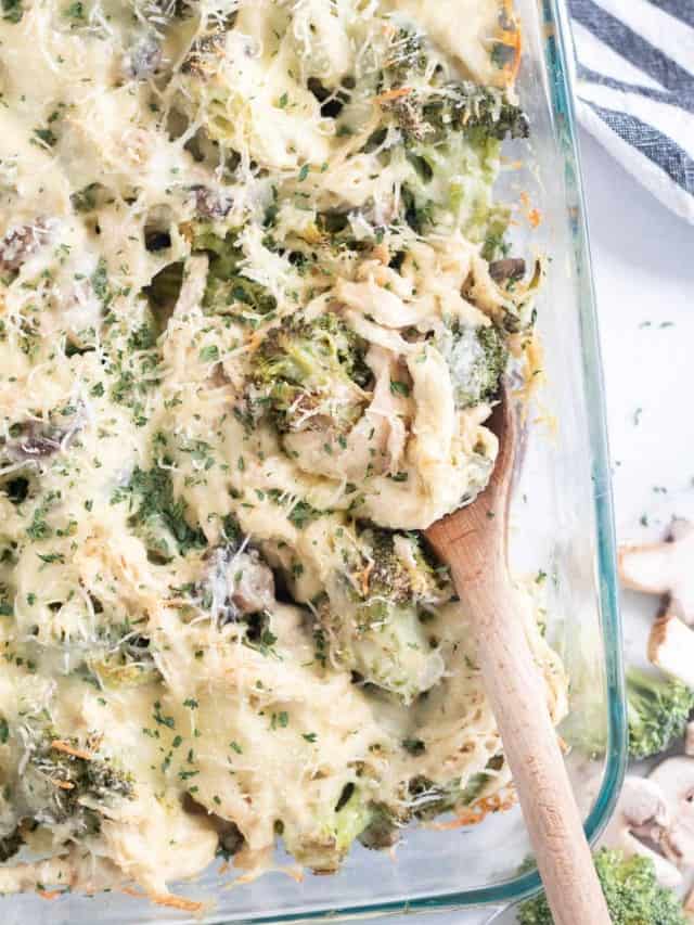 Keto Alfredo Chicken Bake Story Cassidy's Craveable Creations