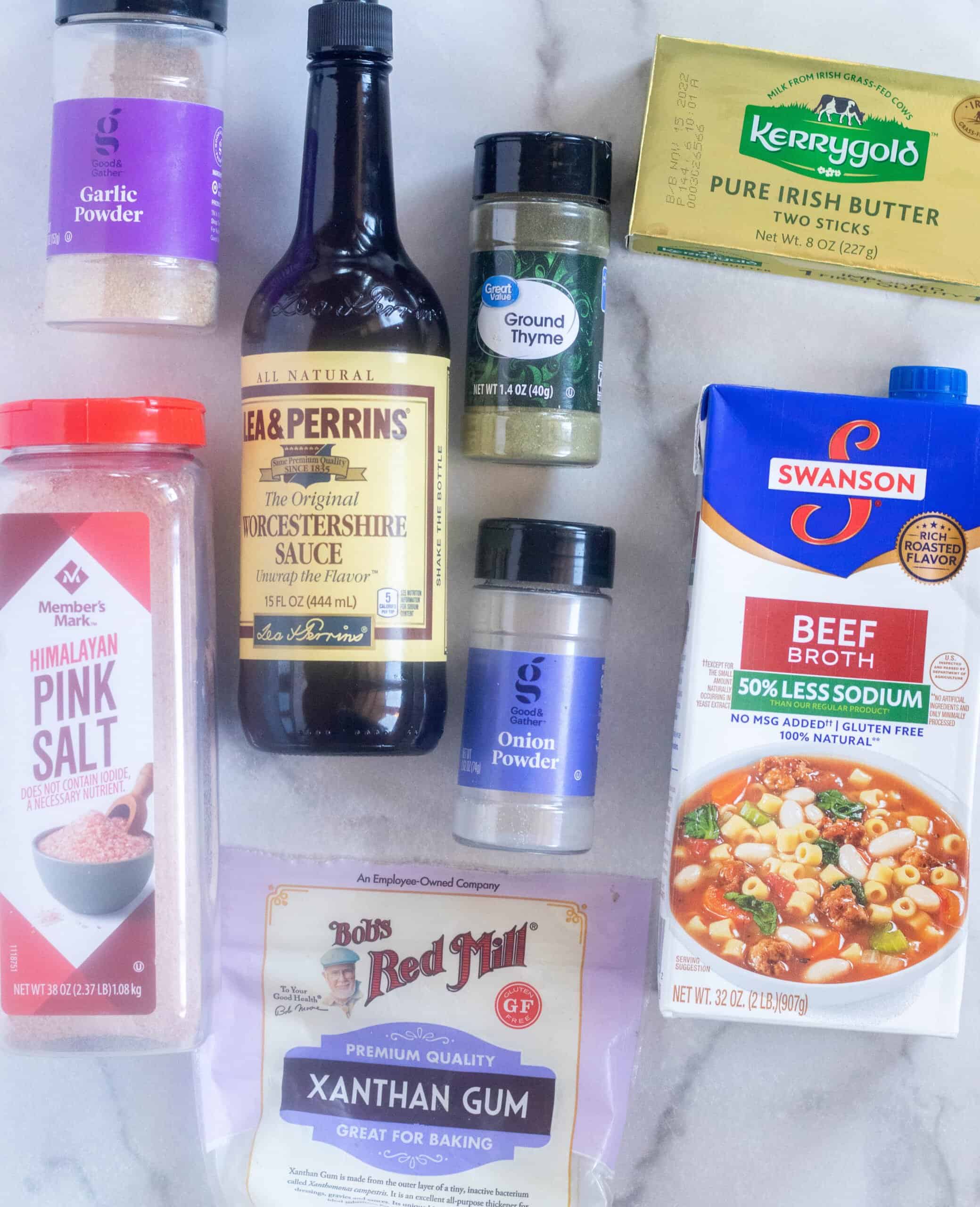 ingredients on countertop