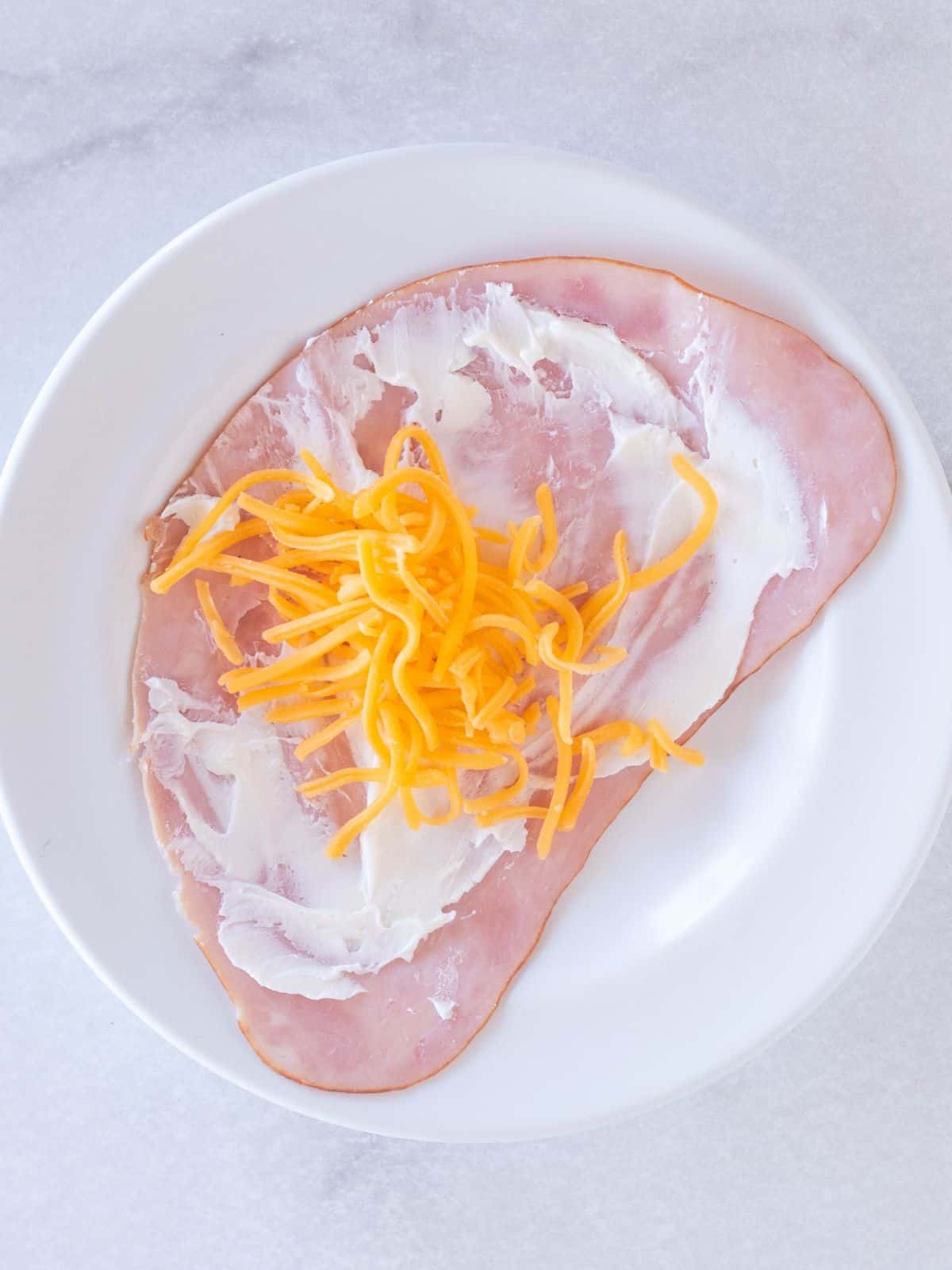 ham with cream cheese and cheese