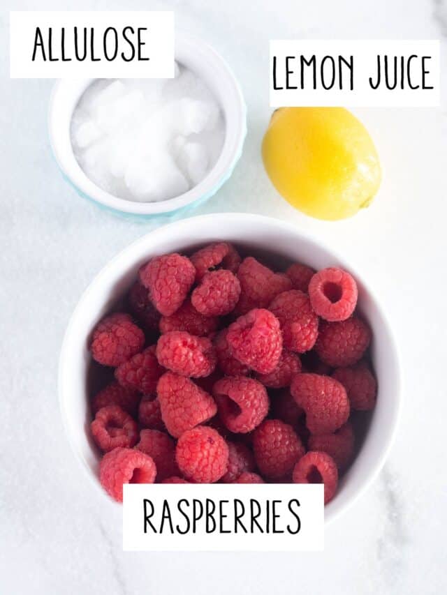 SugarFree Keto Raspberry Sauce