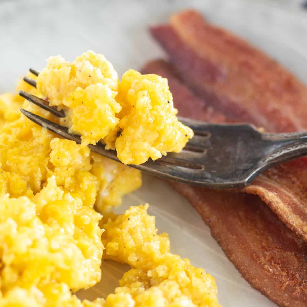 Cheesy Scrambled Eggs  Don't Go Bacon My Heart